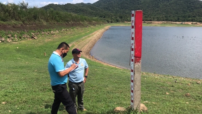 สทน.7 ลงพื้นที่ตรวจสอบ บำรุงรักษา และติดต่อประสานงานข้อมูลระบบตรวจวัดปริมาณน้ำเก็บกักในแหล่งน้ำขนาดเล็ก ในเขตพื้นที่จังหวัดราชบุรี จังหวัดเพชรบุรี และจังหวัดประจวบคีรีขันธ์