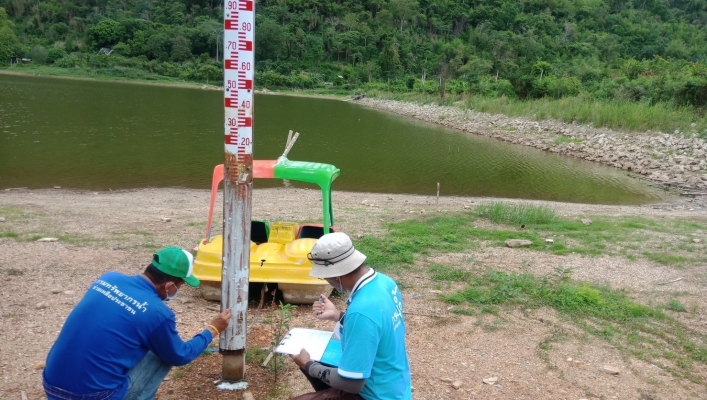 สทน.7 ลงพื้นที่ตรวจสอบ บำรุงรักษา และติดต่อประสานงานข้อมูลระบบตรวจวัดปริมาณน้ำเก็บกักในแหล่งน้ำขนาดเล็ก ในเขตพื้นที่จังหวัดสุพรรณบุรี และจังหวัดกาญจนบุรี