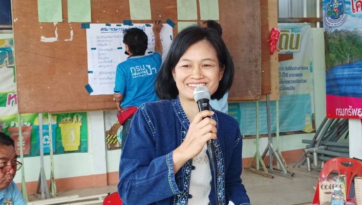 สทน.4 ดำเนินโครงการจัดตั้งและให้ความรู้กลุ่มผู้ใช้น้ำหนองปลาไหล บ้านหนองบุญชู หมู่ที่ 5 ตำบลกู่ทอง อำเภอเชียงยืน จังหวัดมหาสารคาม