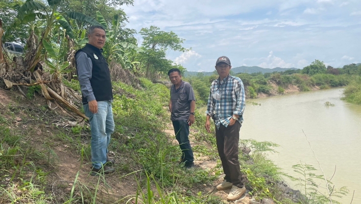 สทน.1 สบร.ตรวจสอบสภาพโครงการแม่น้ำอิง จังหวัดเชียงราย และโครงการฝายน้ำล้นแม่เย็น จังหวัดลำปาง