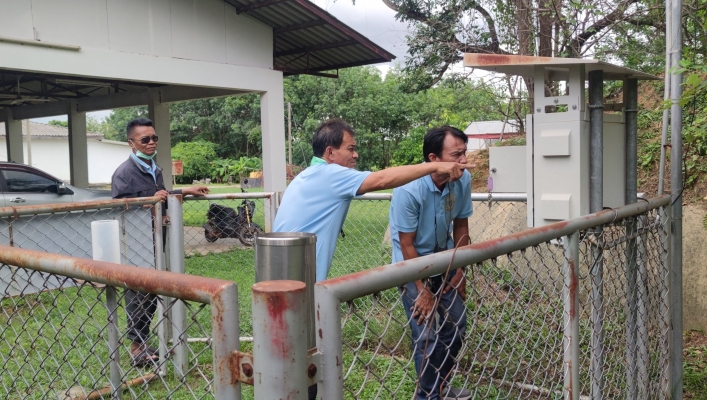 สทน.11 ศูนย์สำรวจอุทกวิทยาอุบลราชธานี (ส่วนอุทกวิทยา ) ดำเนินกิจกรรมการติดตามตรวจสอบ และบำรุงรักษาระบบเตือนภัยน้ำท่วม-ดินถล่ม (Early Warning) จำนวน 6 สถานี