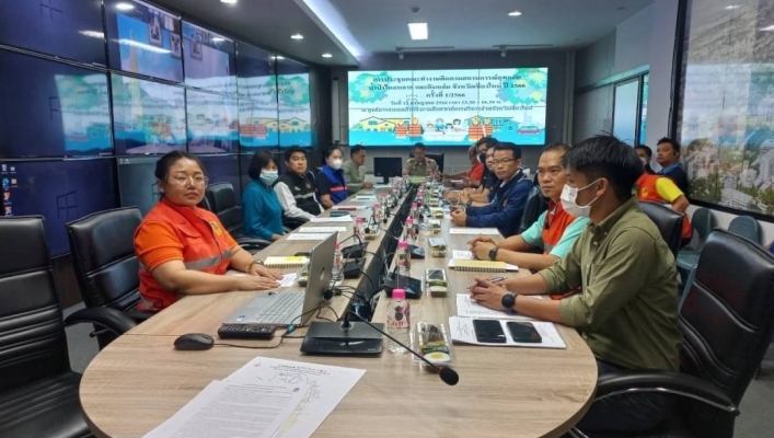 สทน.1 เข้าร่วมประชุมติดตามสถานการณ์อุทกภัย น้ำป่าไหลหลาก และดินถล่ม จังหวัดเชียงใหม่ ปี 2566 ครั้งที่ 1/2566