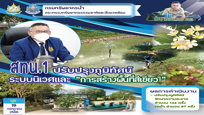 สทน.1 ปรับปรุงภูมิทัศน์ระบบนิเวศและ 