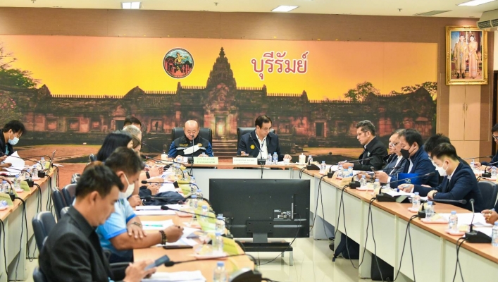 ทน.สทน.5 ร่วมประชุมตรวจติดตามประเมินผลเกี่ยวกับการบริหารจัดการน้ำเพื่อแก้ไขปัญหาภัยพิบัติ (อ.ค.ต.ป.) จังหวัดบุรีรัมย์
