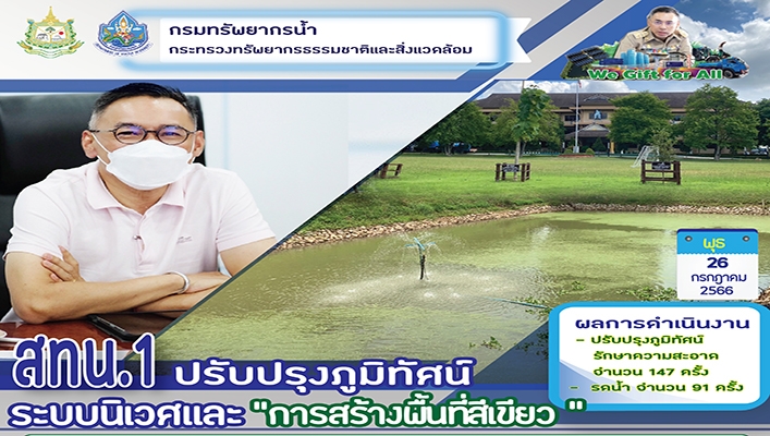 สทน.1 ปรับปรุงภูมิทัศน์ระบบนิเวศและ 