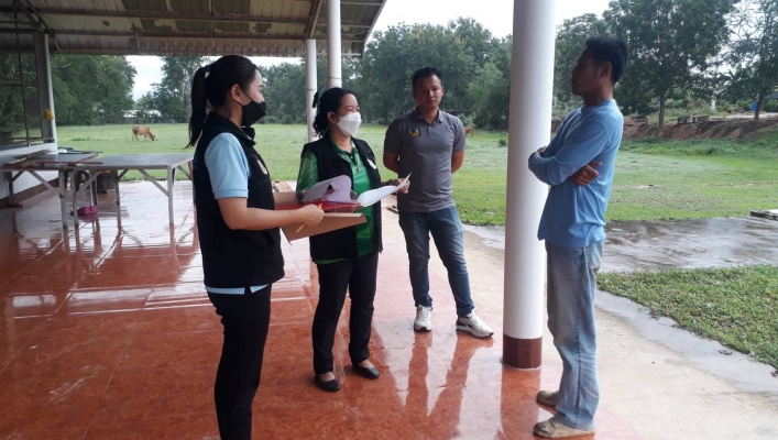 สทน.7 ลงพื้นที่ติดต่อประสานงานส่วนราชการที่เกี่ยวข้อง และผู้นำชุมชน