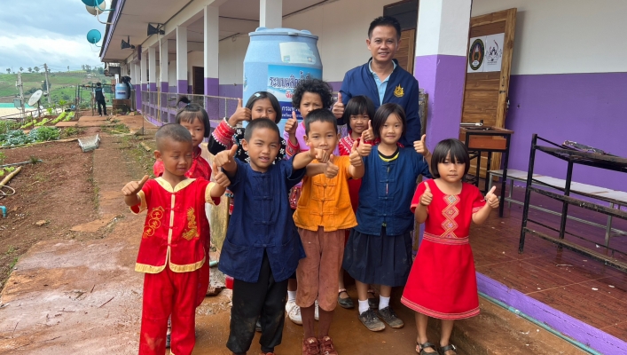 สทน.1 บำรุงรักษาระบบผลิตน้ำดื่มสะอาด โรงเรียนถิ่นทุรกันดาร (กพด.) ตามพระราชดำริ รร.ตชด.เฉลิมพระเกียรติฯ  อ.เชียงดาว จ.เชียงใหม่