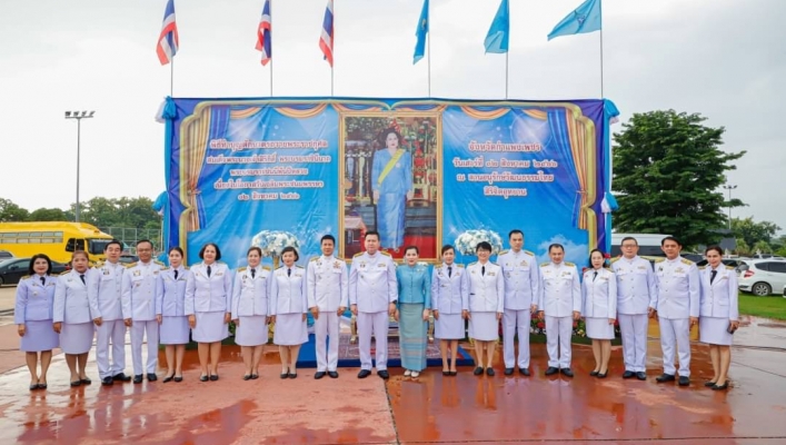 สทน.๑ สอน.๓ กำแพงเพชร เข้าร่วมกิจกรรมทำบุญตักบาตร “เนื่องในวันเฉลิมพระชนมพรรษา สมเด็จพระนางเจ้าสิริกิติ์ พระบรมราชินีนาถ พระบรมราชชนนีพันปีหลวง ๑๒ สิงหาคม ๒๕๖๖ วันแม่แห่งชาติ”