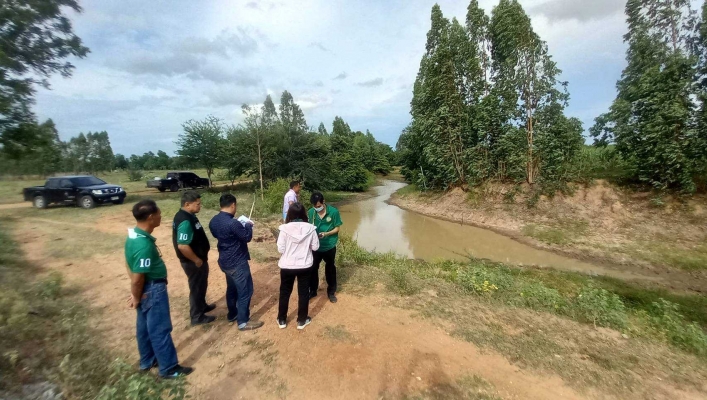 สทน.7 ลงพื้นที่สำรวจความเหมาะสมเบื้องต้น โครงการอนุรักษ์ฟื้นฟูแหล่งน้ำ และโครงการก่อสร้างระบบส่งน้ำ