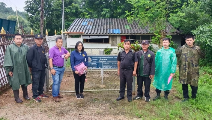 สทน.1 สอท.2 เชียงรราย ลงพื้นที่ซ่อมบำรุงสถานีเตือนภัย(EWS)และตรวจสอบสภาพป่าในเขตพื้นที่อ.เวียงชัย จ.เชียงราย