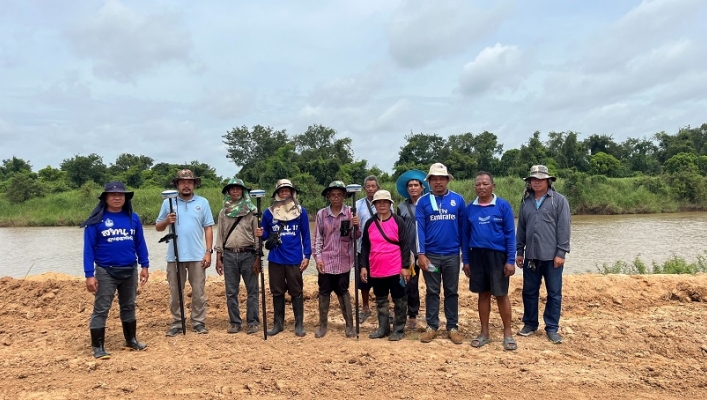 สทน.11  ส่วนสำรวจและออกแบบ ประสานพื้นที่เข้าสำรวจเพื่อออกแบบ (เพิ่มเติม)  โครงการก่อสร้างระบบกระจายน้ำบ้านดอนขะยอม หมู่ที่ 4  บ้านดอนขะยอม ตำบลสงเปือย อำเภอคำเขื่อนแก้ว จังหวัดยโสธร