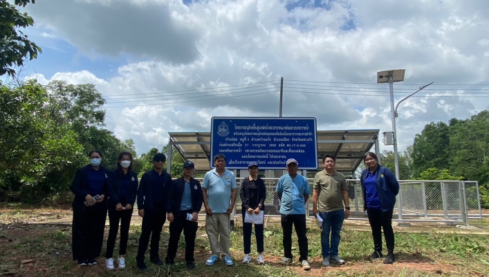 สทน.6 ลงพื้นที่นำคณะผู้แทนจากสำนักงานทรัพยากรน้ำแห่งชาติ ติดตามการดำเนินโครงการตามแผนแม่บทการบริหารจัดการทรัพยากรน้ำ 20 ปี