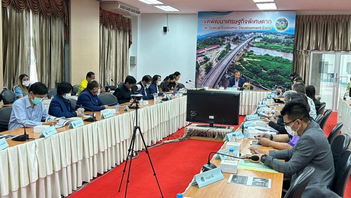 สทน.1 เข้าร่วมประชุมแลกเปลี่ยนข้อคิดเห็นเชิงนโยบายด้านการบริหารทรัพยากรน้ำ ในพื้นที่แม่น้ำระหว่างประเทศ (แม่น้ำสาละวิน-แม่น้ำเมย)  เพื่อยกระดับเศรษฐกิจและสังคมของประชาชน