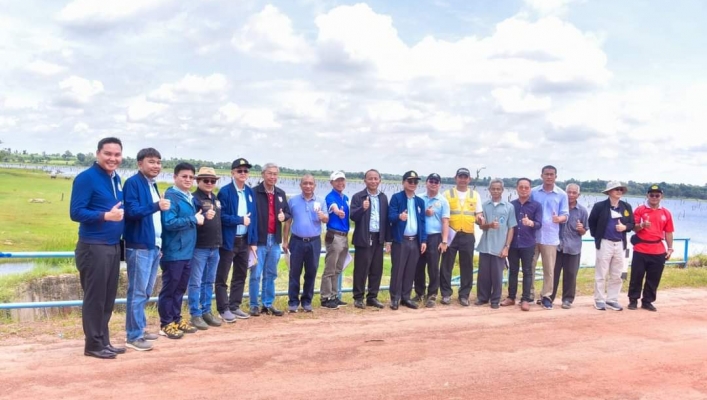 กรมทรัพยากรน้ำ ร่วมกับ วสท. และสภาวิศวกรร่วมลงพื้นที่  “โครงการอ่างเก็บน้ำห้วยหินกอง ต. นาหว้า อ. ปทุมราชวงศา จ. อำนาจเจริญ “