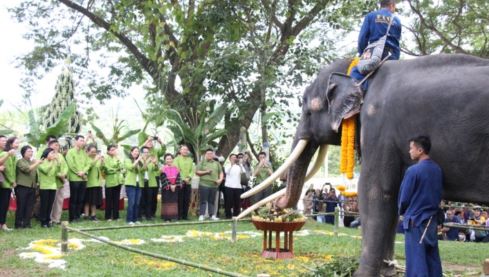 สทน.1 เข้าร่วม “พิธีฮ้องขวัญ พลายศักดิ์สุรินทร์”  สถาบันคชบาลแห่งชาติ ในพระอุปถัมภ์ ฯ จ.ลำปาง