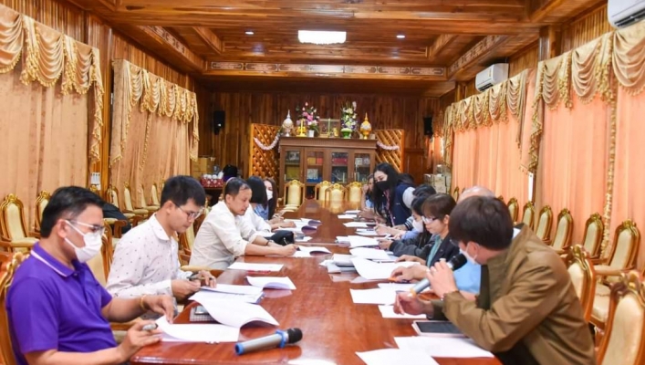 การประชุมคณะทำงานด้านพิธีการ การถวายผ้าพระกฐินพระราชทาน กรมทรัพยากรน้ำ ประจำปี 2566 ครั้งที่ 1/2566