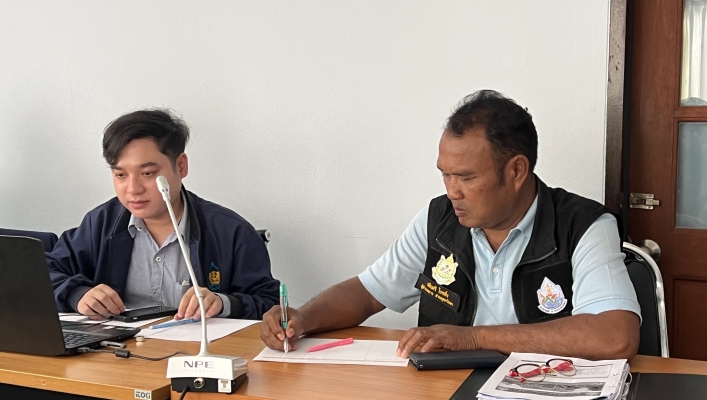 สทน.11 ศูนย์สำรวจอุทกวิทยาอุบลราชธานี (ส่วนอุทกวิทยา ) ประชุมเพื่อติดตามสถานการณ์น้ำและการให้ความช่วยเหลือประจำวัน