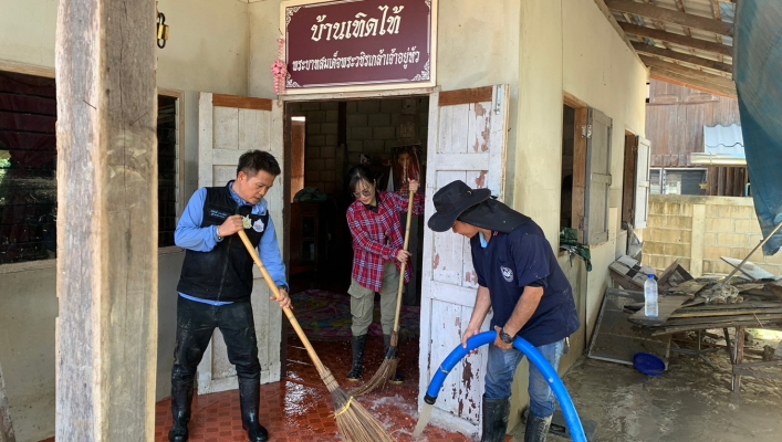 ทส.เร่งช่วยเหลือประชาชนประสบอุทกภัย บูรณะฟื้นฟูพื้นที่หลังน้ำลด จ.ลำปาง