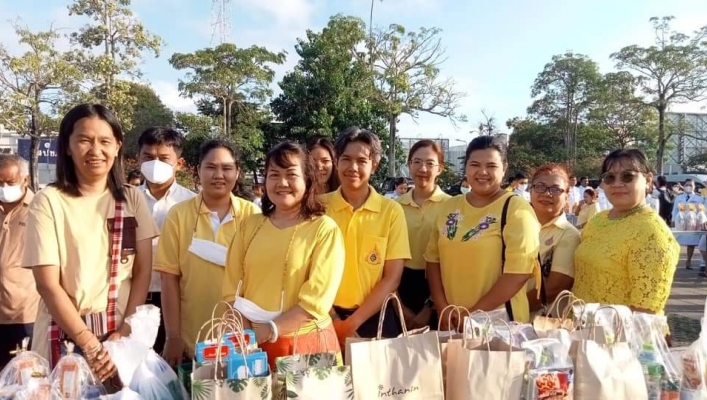 สทน.10 ร่วมทำบุญตักบาตรเนื่องในวันนวมินทรมหาราช 13 ตุลาคม 2566