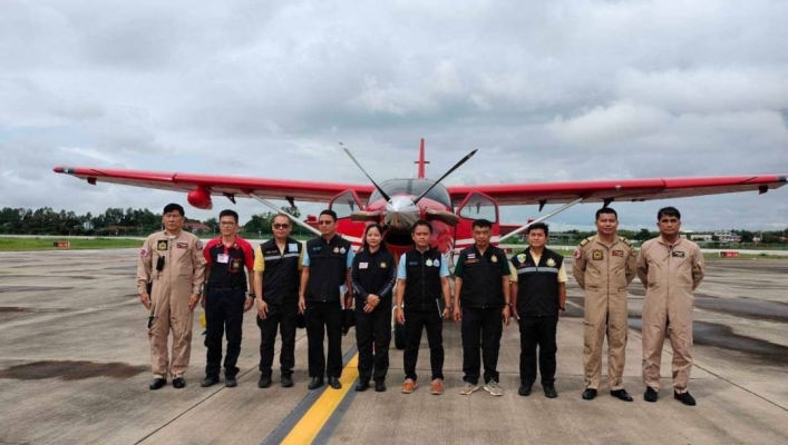 สทน.1 ร่วมปฏิบัติการบินสำรวจ ติดตามสถานการณ์น้ำท่วมบริเวณลุ่มน้ำปิงและลุ่มน้ำวัง