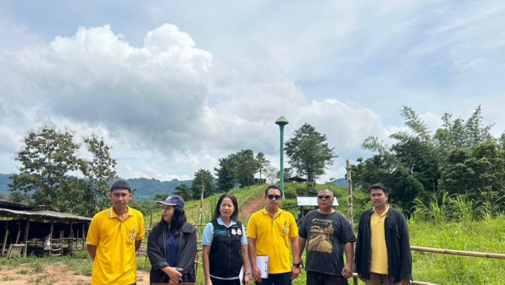 สทน.7 ลงพื้นที่สำรวจตรวจสอบเพื่อซ่อมแซมปรับปรุงโครงการแหล่งน้ำของกรมทรัพยากรน้ำ และตรวจสอบสภาพโครงการแหล่งน้ำ