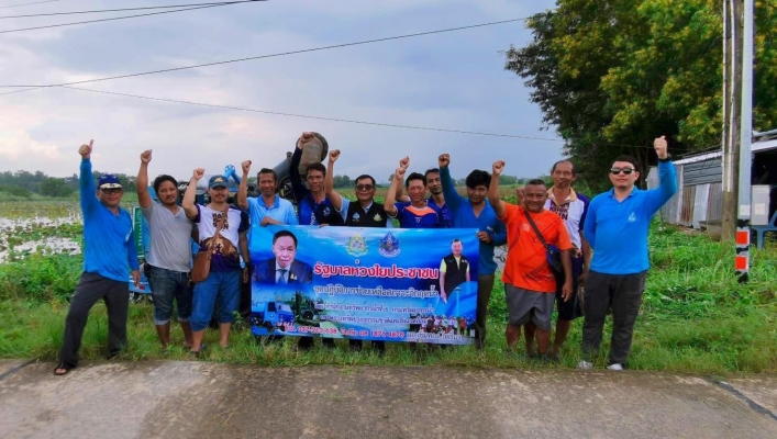 สทน.6 ติดตั้งเครื่องสูบน้ำ เทศบาลตำบลน้ำคอก จังหวัดระยอง