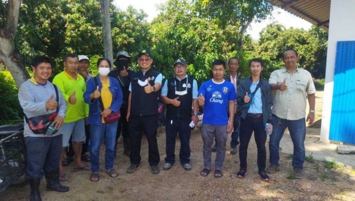 สทน.1 สพฟ. ลงพื้นที่ตรวจติดตามงานโครงการก่อสร้างระบบกระจายน้ำด้วยพลังงานแสงอาทิตย์บ้านหนองสู﻿น จ.ลำพูน