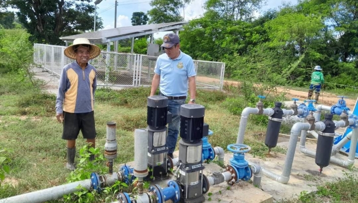 สทน.1 สอน.1 ลำปาง ลงพื้นที่สำรวจและตรวจสอบเพื่อซ่อมแซมและปรับปรุงโครงการแหล่งน้ำของกรมทรัพยากรน้ำ