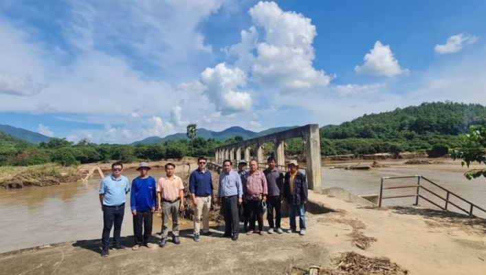 สทน.1 ลงพื้นที่ตรวจสอบสภาพโครงการหลังเกิดเหตุการณ์ อุทกภัย ช่วงเดือนกันยายน-ตุลาคม 2566