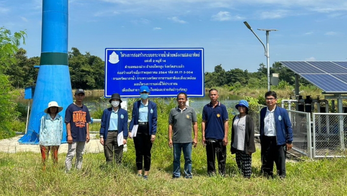 สทน.6 โดย สอน 4 สระแก้ว ลงพื้นที่สำรวจและตรวจสอบเพื่อซ่อมแซมและปรับปรุงโครงการแหล่งน้ำของกรมทรัพยากรน้ำ ในพื้นที่จังหวัดสระแก้ว