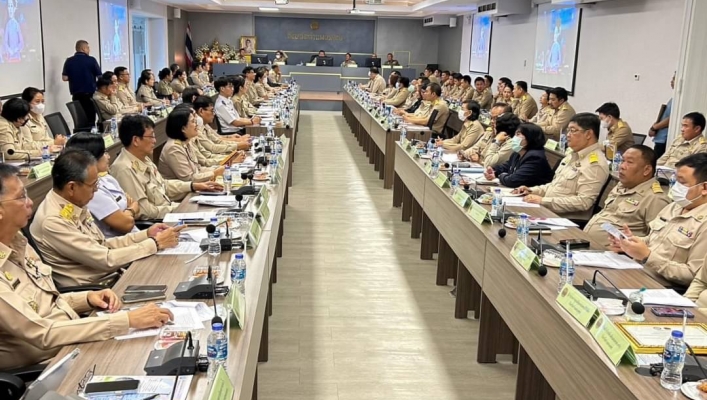 สทน.1 สอน.3 กำแพงเพชร ประชุมคณะกรมการจังหวัดกำแพงเพชร และหัวหน้าส่วนราชการ ประจำจังหวัดกำแพงเพชร  ครั้งที่  10/2566  ประจำเดือนตุลาคม 2566