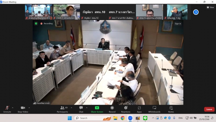สทน.1 ประชุมคณะกรรมการอำนวยการ การถวายผ้ากฐินพระราชทาน กรมทรัพยากรน้ำ ประจำปีพุทธศักราช 2566