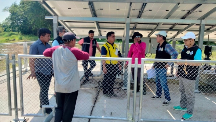 สทน.1 สอน.3 กำแพงเพชร ลงพื้นที่ ดำเนินการสำรวจและตรวจสอบเพื่อซ่อมแซมและปรับปรุงโครงการแหล่งน้ำของกรมทรัพยากรน้ำ ในพื้นที่หมู่ที่ 3 และหมู่ที่ 20