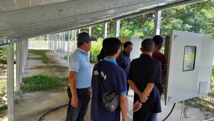 สทน.1 สอน.1 ลำปาง สำรวจและตรวจสอบเพื่อซ่อมเเซมและปรับปรุงโครงการเเหล่งน้ำของทรัพยากรน้ำ