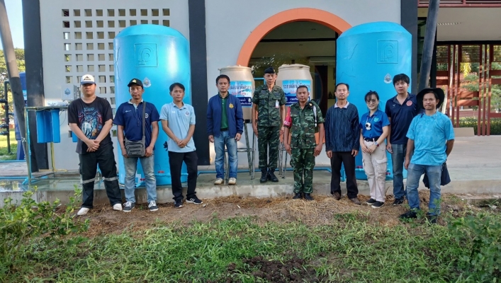 สทน.1 ตรวจติดตาม โครงการก่อสร้างระบบกระจายน้ำสะอาด ปีงบประมาณ 2566 จ.เชียงใหม่