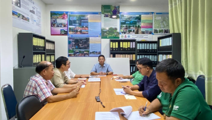 สทน.1 สพฟ. ประชุมมอบหมายและติดตามการดำเนินงานโครงการงบประมาณปี 2567 (งบกลาง) ,โครงการหลวงเลอตอ ,โครงการร้อยใจรักษ์