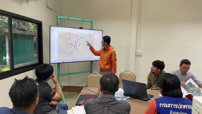 สทน.1 ส่วนพัฒนาและฟื้นฟูแหล่งน้ำ ลงพื้นที่ศึกษาความเหมาะสมและร่วมกำหนดแนวทางการดำเนินการโครงการพัฒนาแหล่งน้ำและการกระจายน้ำในพื้นที่ โครงการร้อยใจรักษ์