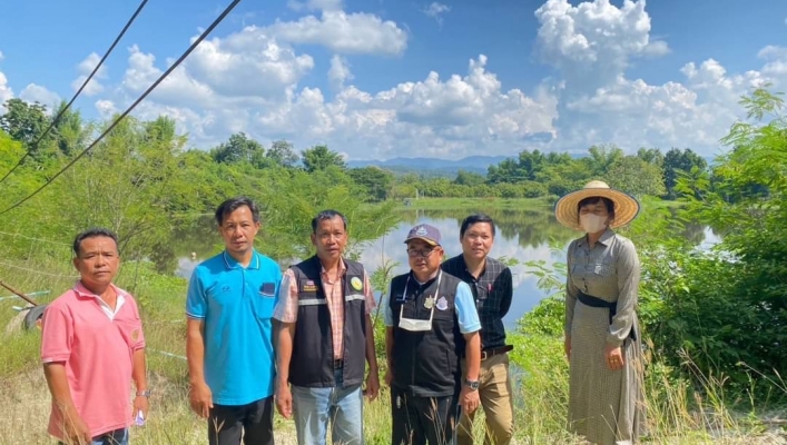 สนท.1 ส่วนสำรวจและออกแบบ ลงพื้นที่ศึกษาความเหมาะสม โครงการอนุรักษ์พื้นฟูแหล่งน้ำพร้อมระบบกระจายน้ำทะเลสาบดอยเต่า จังหวัดเชียงใหม่