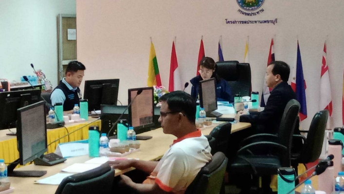 สทน.7 เข้าร่วมประชุมหารือแนวทางการดำเนินงานโครงการพัฒนาแหล่งน้ำบริเวณตำบลเขากระปุก อำเภอท่ายาง จังหวัดเพชรบุรี ร่วมกับ กองประสานงานโครงการพื้นที่ 5 สำนักงานคณะกรรมการพิเศษเพื่อประสานงานโครงการอันเนื่องมาจากพระราชดำริ