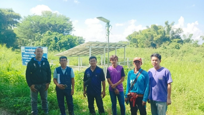 สทน.1 สอน.4 เชียงราย ลงพื้นที่ติดตามโครงการสำรวจและตรวจสอบเพื่อซ่อมแซมปรับปรุงโครงการแหล่งน้ำของกรมทรัพยากรน้ำในพื้นที่จังหวัดเชียงราย