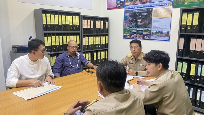 สทน.1 สพฟ. ติดตามผลการดำเนินงานและการใช้ประโยชน์จากโครงการส่งน้ำ/กระจายน้ำ ในเขตพื้นที่จังหวัดพะเยาและจังหวัดลำปาง