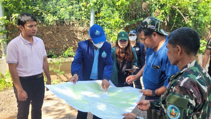สทน.6 สำรวจสภาพภูมิประเทศ ตำบลบุพราหมณ์ อำเภอนาดี จังหวัดปราจีนบุรี