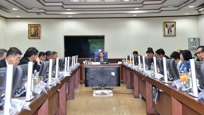 การประชุมผู้บริหารกระทรวงทรัพยากรธรรมชาติและสิ่งแวดล้อม ครั้งที่ 3/2566