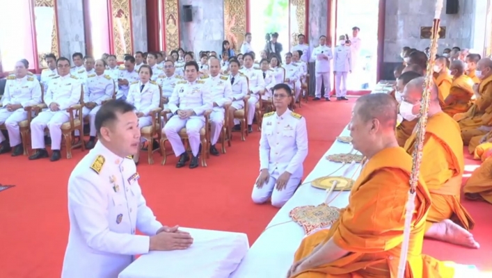 สทน.1 เข้าร่วมพิธีถวายผ้าพระกฐินพระราชทานกรมทรัพยากรน้ำ ประจำปีพุทธศักราช 2566 ณ วัดไชยชุมพลชนะสงคราม จ.กาญจนบุรี
