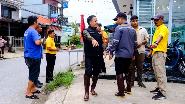 สทน.8 เตรียมพร้อมรับมืออุทกภัย จังหวัดสงขลา ลงตรวจสอบพื้นที่เสี่ยงน้ำท่วม เตรียมติดตั้งเครื่องสูบน้ำเพิ่มเติม