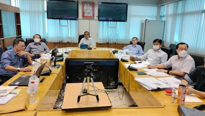 สทน. ๑ ส่วนสำรวจและออกแบบ ประชุมการออกแบบเตรียมความพร้อมโครงการก่อสร้างอ่างเก็บน้ำห้วยแม่เหียะน้อย พร้อมระบบส่งน้ำอันเนื่องมาจากพระราชดำริ ระยะ ๒ ต.แม่เหียะ อ.เมือง จ.เชียงใหม่