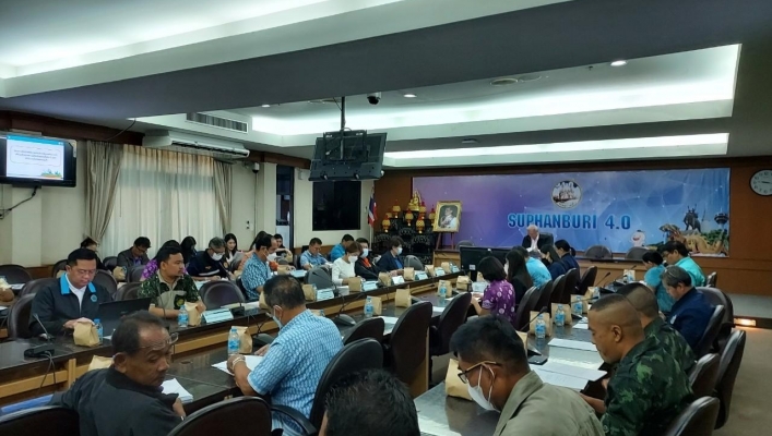 สทน.7 ประชุมคณะทำงานกลั่นกรองแผนงาน/โครงการด้านทรัพยากรน้ำจังหวัดสุพรรณบุรี
