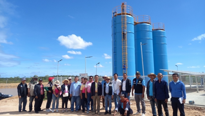 สทน.11 ลงพื้นที่ตรวจรับงาน โครงการอนุรักษ์ฟื้นฟูแหล่งน้ำร่องคำจาน