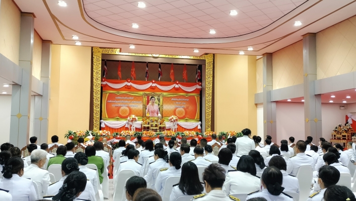 วันที่ 7 ธันวาคม 2566 สทน.9 ร่วมพิธีเจริญพรพระพุทธมนต์และพิธีทำบุญตักบาตร เนื่องในวันประสูติ สมเด็จพระเจ้าลูกเธอ เจ้าฟ้าพัชรกิติยาภา นเรนทิราเทพยวดี กรมหลวงราชสาริณีสิริพัชร มหาวัชรราชธิดา ณ บริเวณถนนด้านหน้าศาลากลางจังหวัดพิษณุโลก