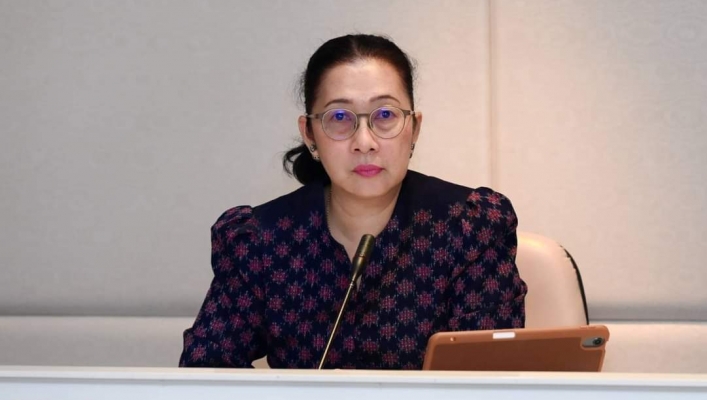 ประธานการประชุมชี้แจงการตอบแบบสอบถามการมีกลไกการรักษาจริยธรรมและการใช้มาตรฐานทางจริยธรรมในหน่วยงาน